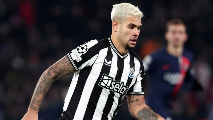 Newcastle's Brazil international midfielder Bruno Guimaraes